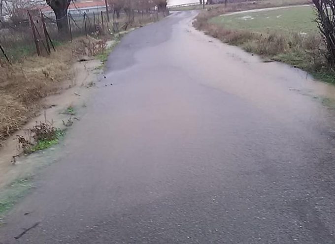 Κλειστοί δρόμοι στο Δήμο Τρίπολης λόγω συσσώρευσης υδάτων