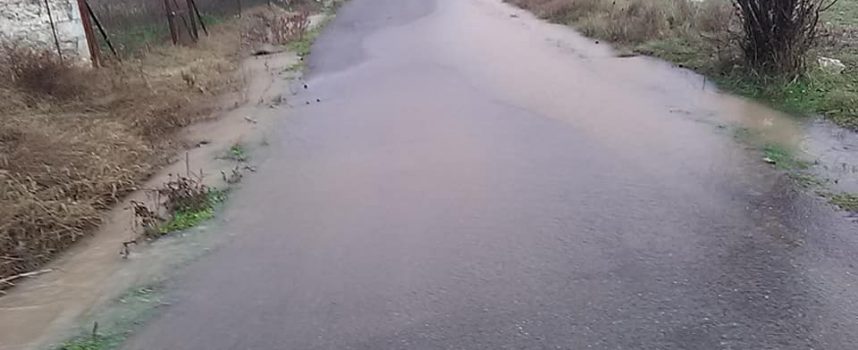 Κλειστοί δρόμοι στο Δήμο Τρίπολης λόγω συσσώρευσης υδάτων