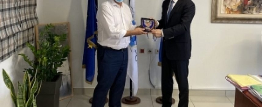 Τον Υφυπουργό Εθνικής Άμυνας υποδέχθηκε ο Δήμαρχος Τρίπολης
